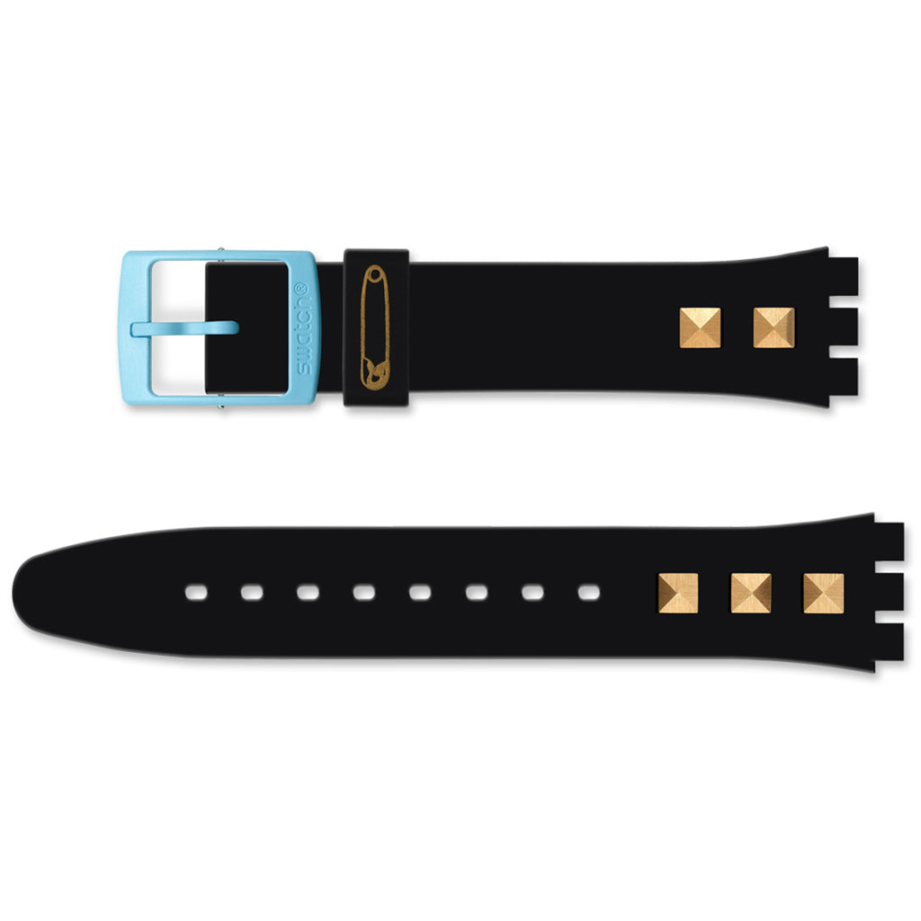 Swatch Gent Ersatzband BROKEN RULES ASO31L101