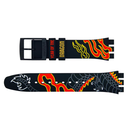 Swatch New Gent Ersatzband DRAGON IN WIND ASO29Z137