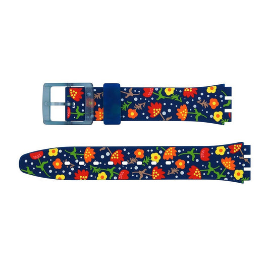Original Ersatzband Swatch Gent Essence Of Flower ASO28N704