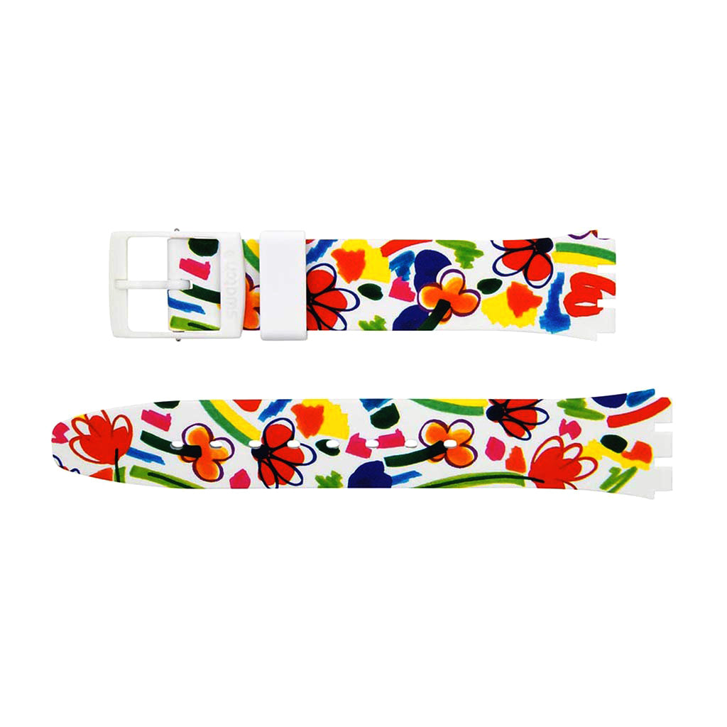 Swatch Ersatzband Gent Flowerz ASO28W108
