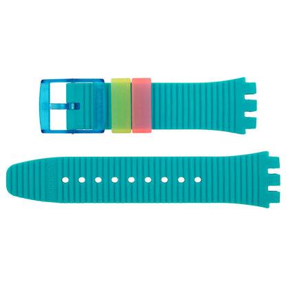 Original Swatch Ersatzband Chrono Plastic Neon Wave ASUSJ404