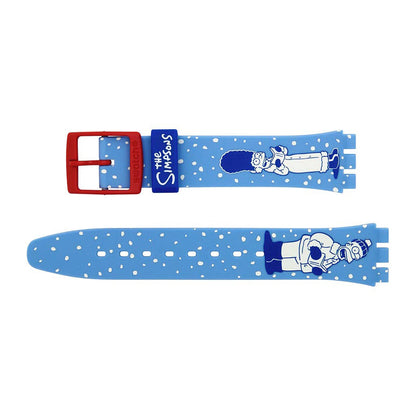 Swatch Ersatzband Gent TIDINGS OF JOY - Simpsons ASO28Z126