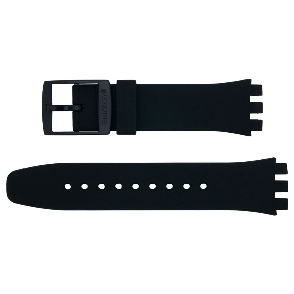 Swatch Ersatzband Chrono Plastic Twice Again Black ASUSB401