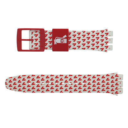 Swatch Ersatzband Au Feu ASUOW146