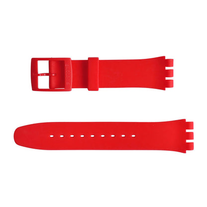 Swatch Ersatzband Backup Red ASUOR705