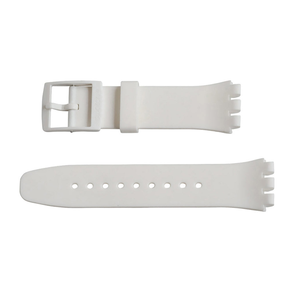 Swatch Ersatzband BASIC WHITE ASUSW400