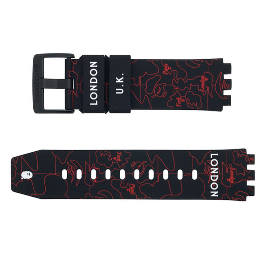 Swatch Ersatzband Big Bold Bape London Edition ASO27Z701