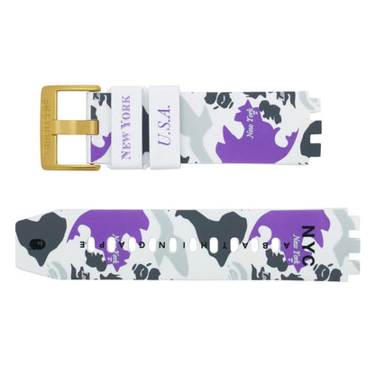 Swatch Ersatzband Big Bold Bape NYC Edition ASO27Z702