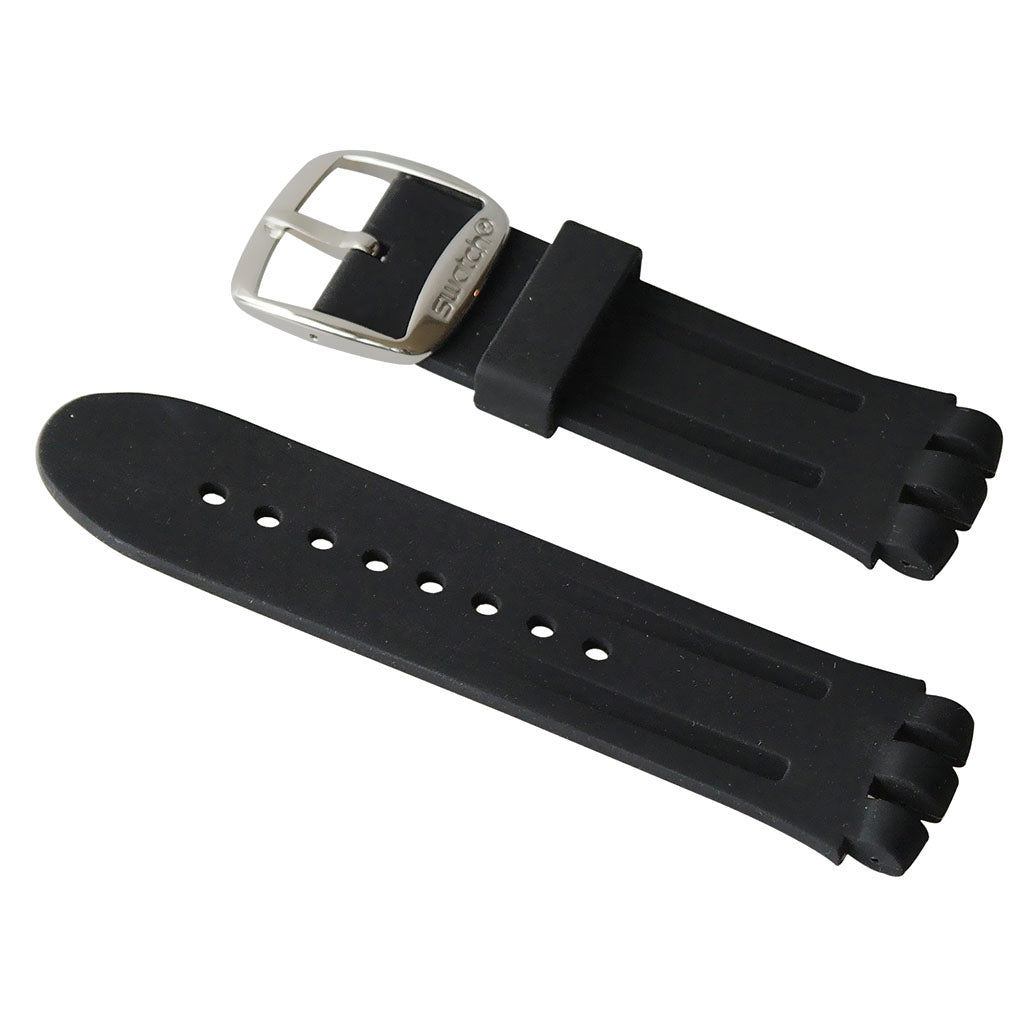 Swatch Ersatzband BLACK GLOSS (Kautschuk) AYNS111C