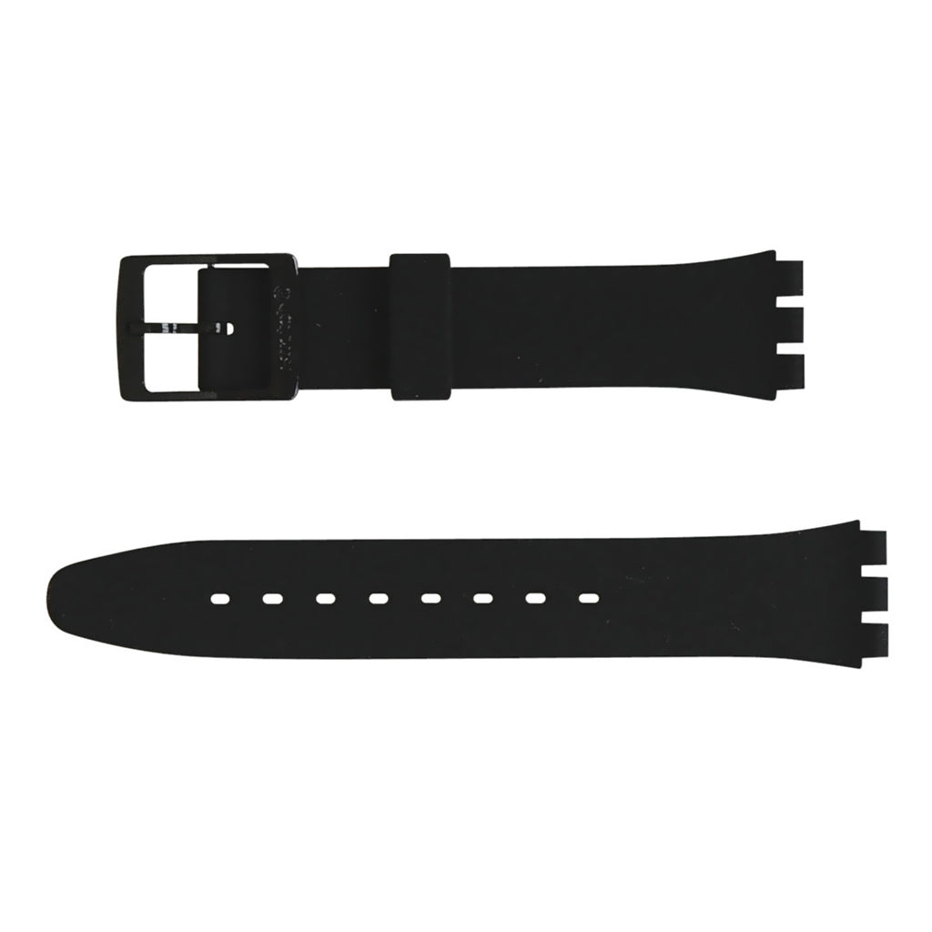 Swatch Ersatzband Black Suit Soft AGB247T