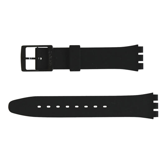 Swatch Ersatzband Black Suit Soft AGB247T