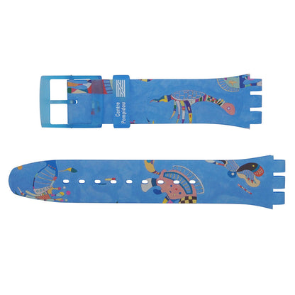 Swatch Ersatzband Blue Sky By Vassily Kandinsky ASUOZ342