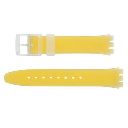 Original Swatch Ersatzband Clearly Yellow Striped AGE291