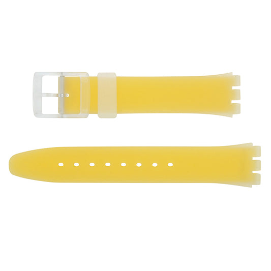 Original Swatch Ersatzband Clearly Yellow Striped AGE291