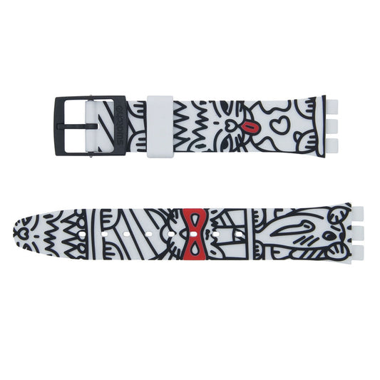 Swatch Ersatzband Comicat AGB322