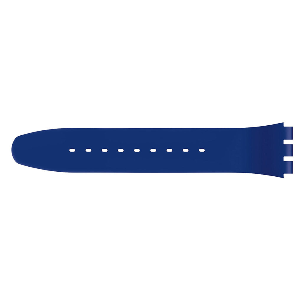 Swatch Ersatzband White & Blue Silicone Strap ACM0027H6