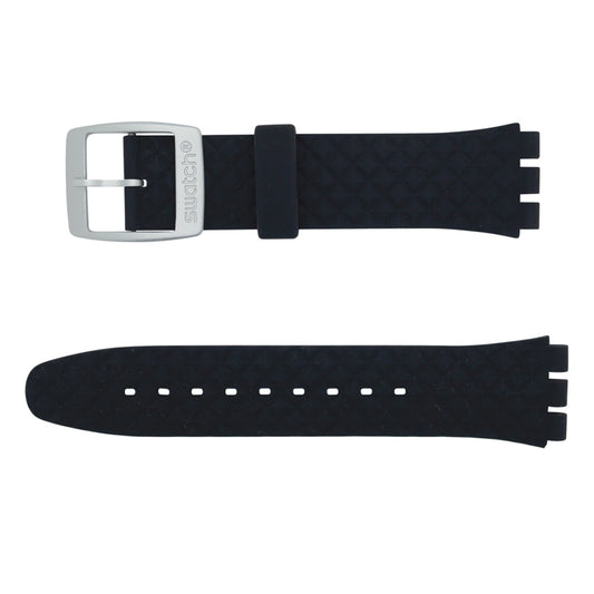Swatch Ersatzband Diaphane Black Rubber ASVCK0001
