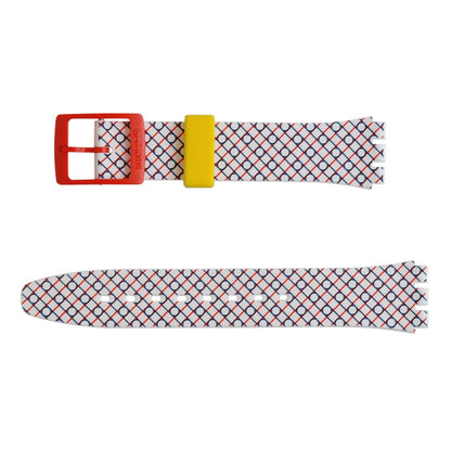 Swatch Ersatzband Duet in Blue & Red AGZ298