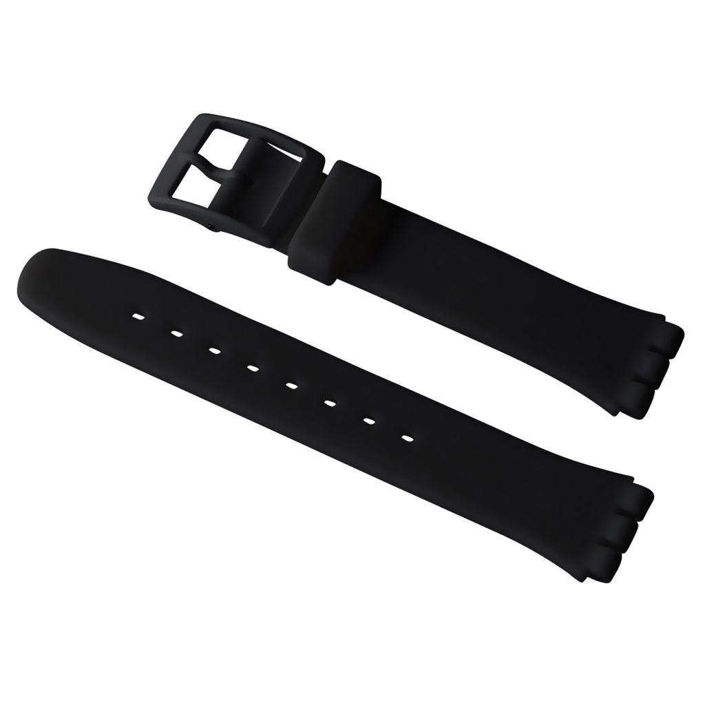Swatch Ersatzband Black Suit Too AGB247R