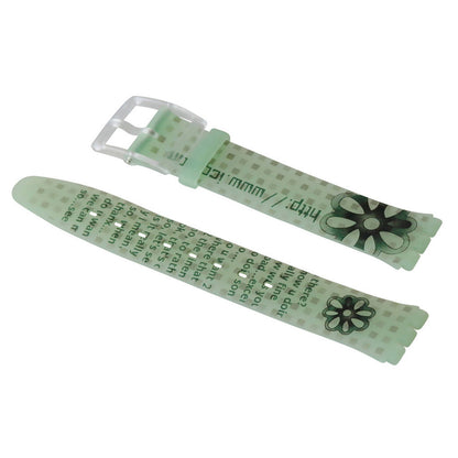 Swatch Skin Ersatzband GREEN PETAL ASIK110