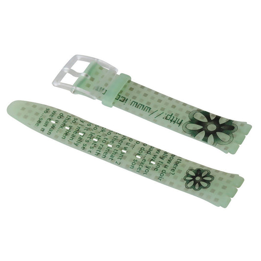Swatch Skin Ersatzband GREEN PETAL ASIK110