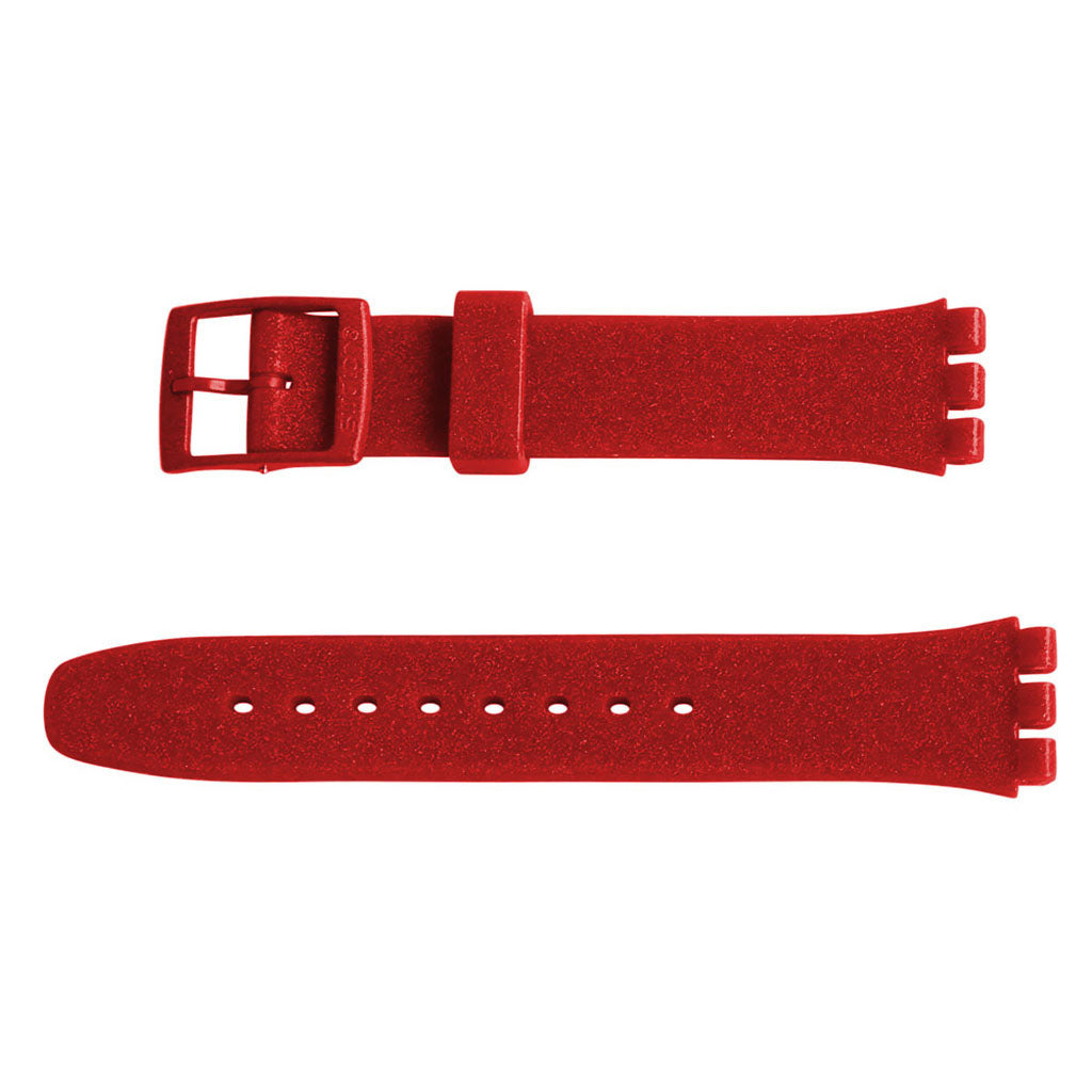 Swatch Ersatzband Intense Red AGR160