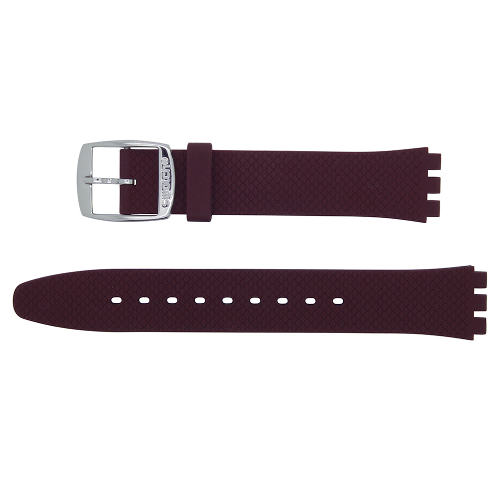 Swatch Ersatzband Skinburgundy ASYXS120