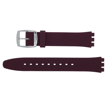 Swatch Ersatzband Skinburgundy ASYXS120