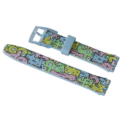 Original Swatch Ersatzband SNUGGLE BUNCH AGS136