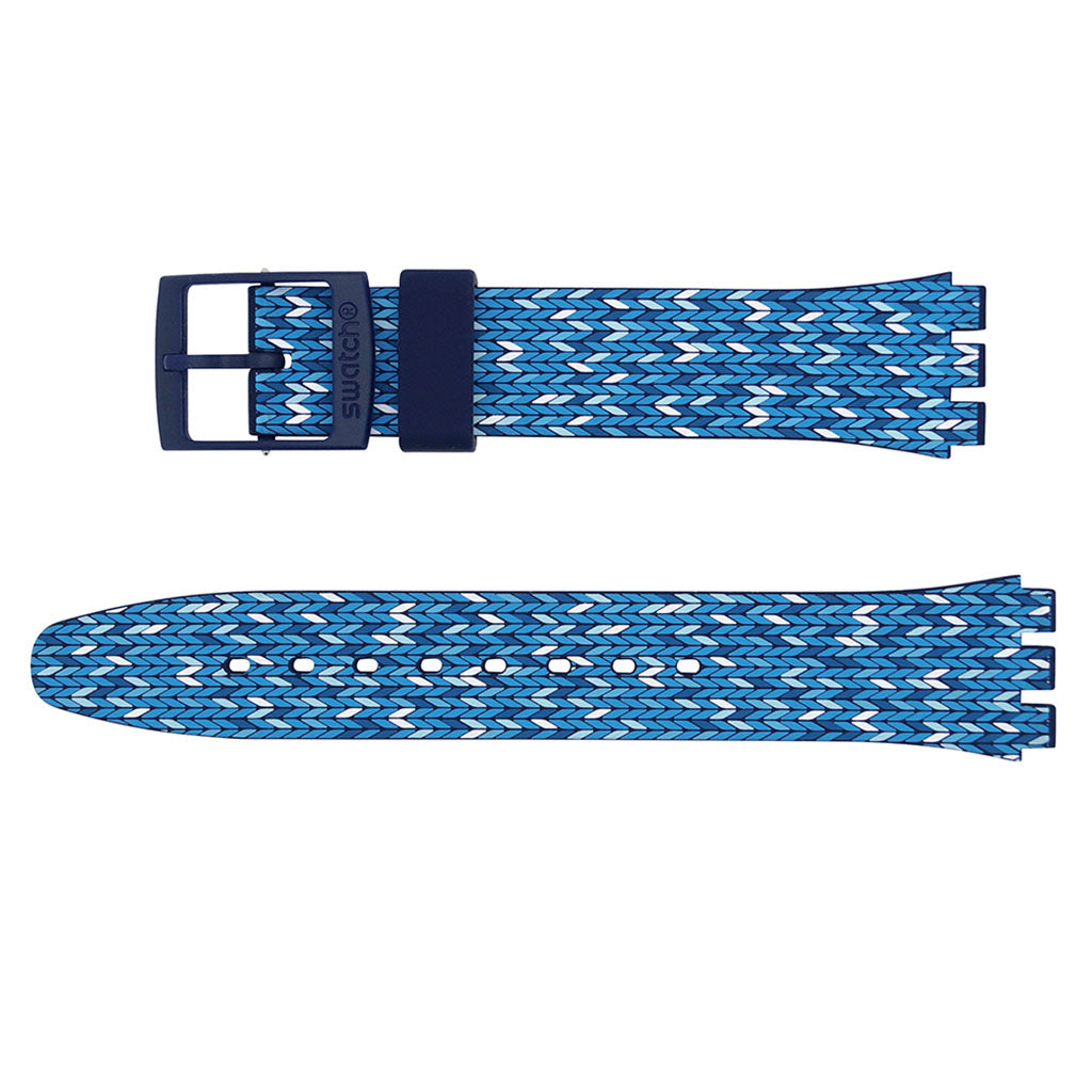 Swatch Ersatzband Trico Blue AGN259