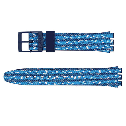 Swatch Ersatzband Trico Blue AGN259