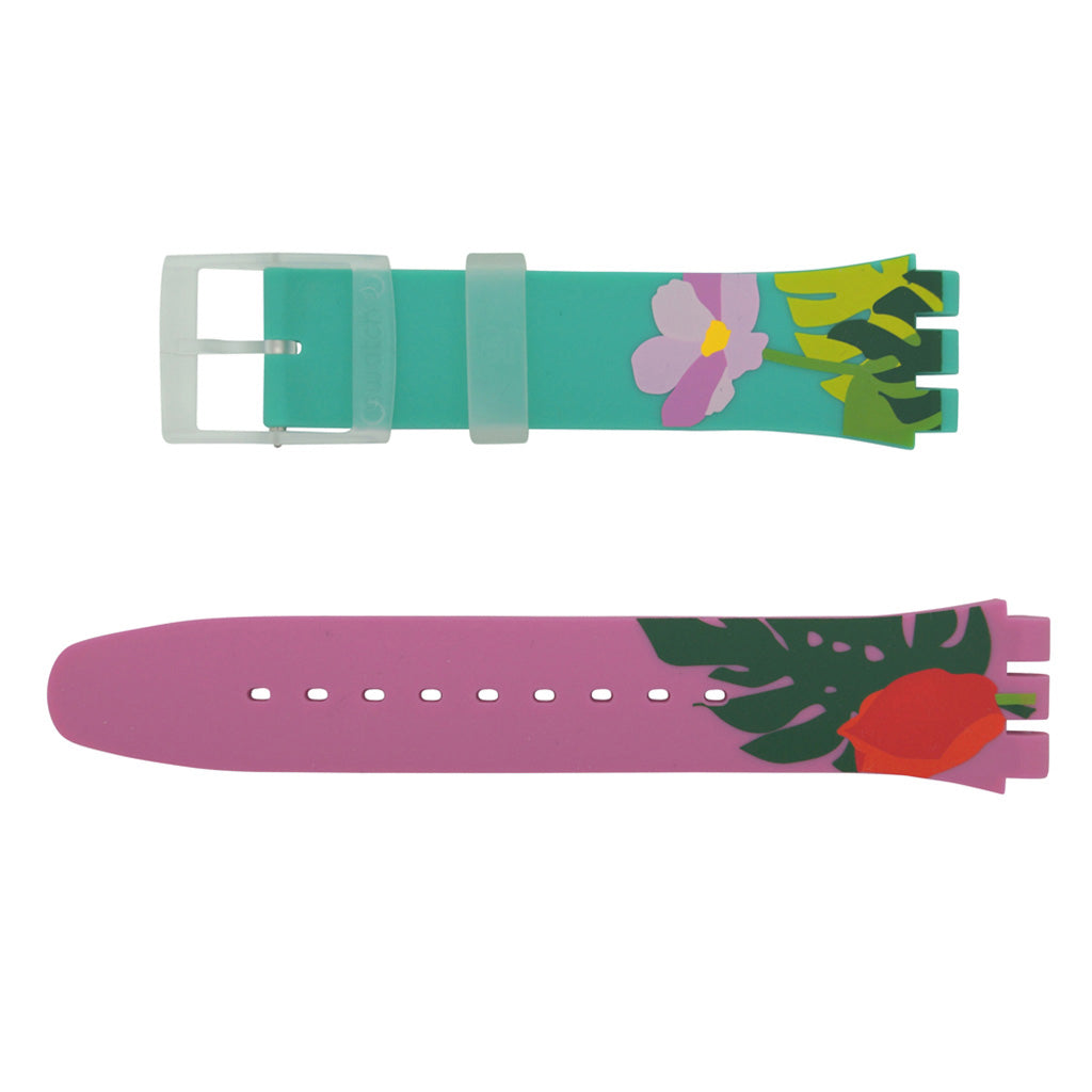 Swatch Ersatzband Tropical Garden ASUOK132