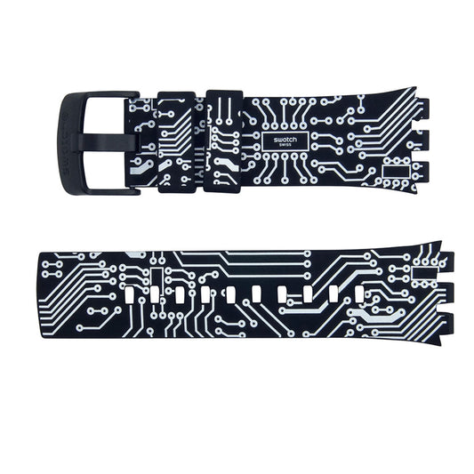 Swatch Ersatzband White Chip ASURB117