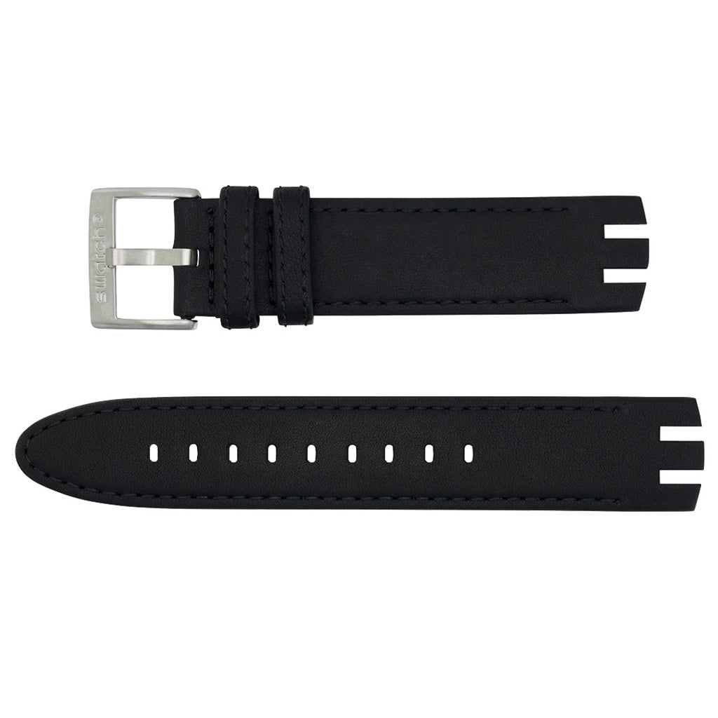 Ersatzband Swatch BLACK LEATHER IRONY NEW BIG AYTS001