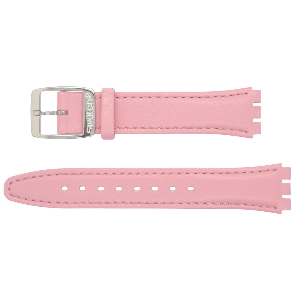 Original Swatch Ersatzband Irony Medium Pink Petal Promise YLS234 Ersatzarmband aus Leder