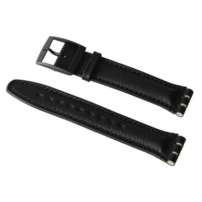 Swatch Ersatzband BLACK LEATHER XL ASBXL005