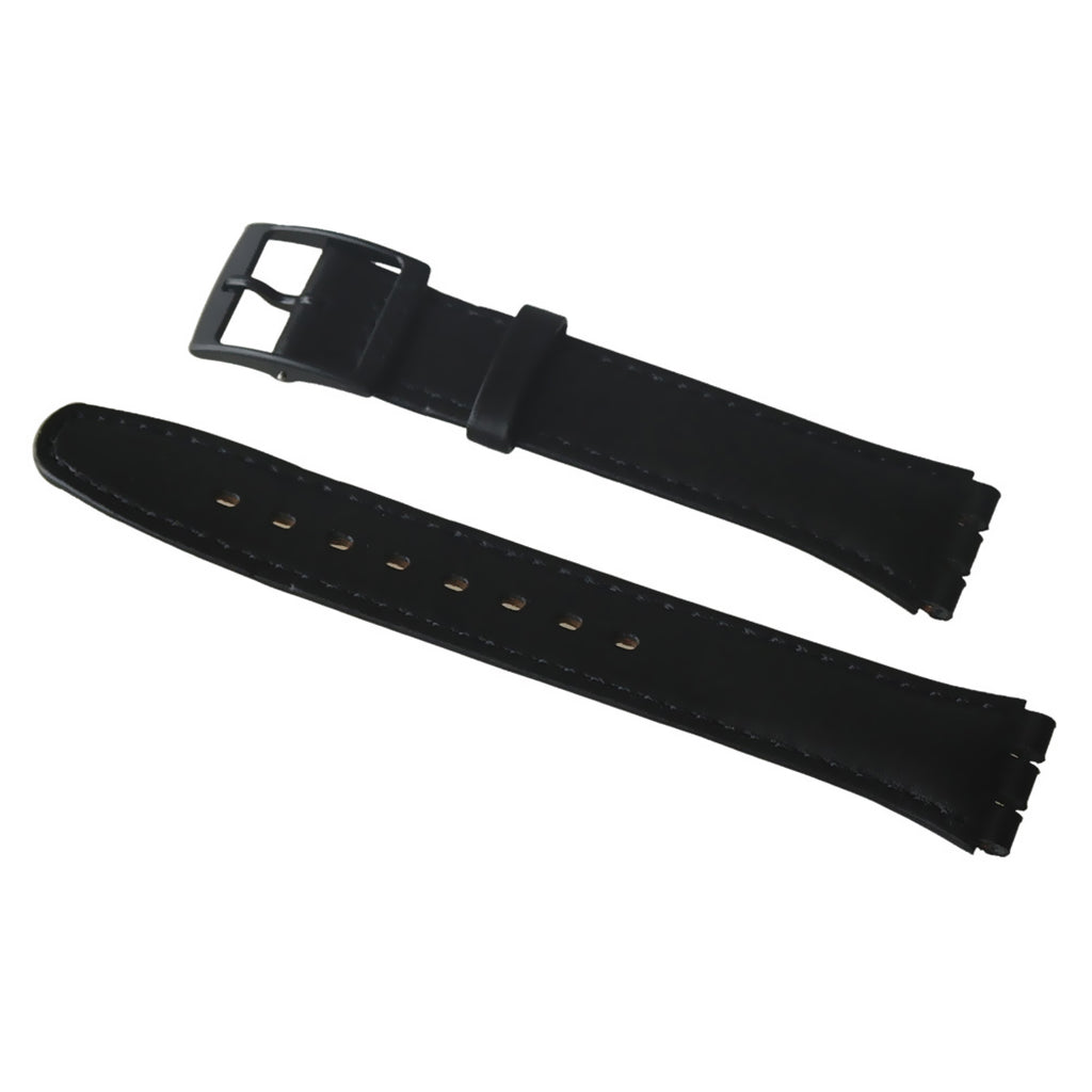 Swatch Ersatzband Black Leather XL AG0004XL