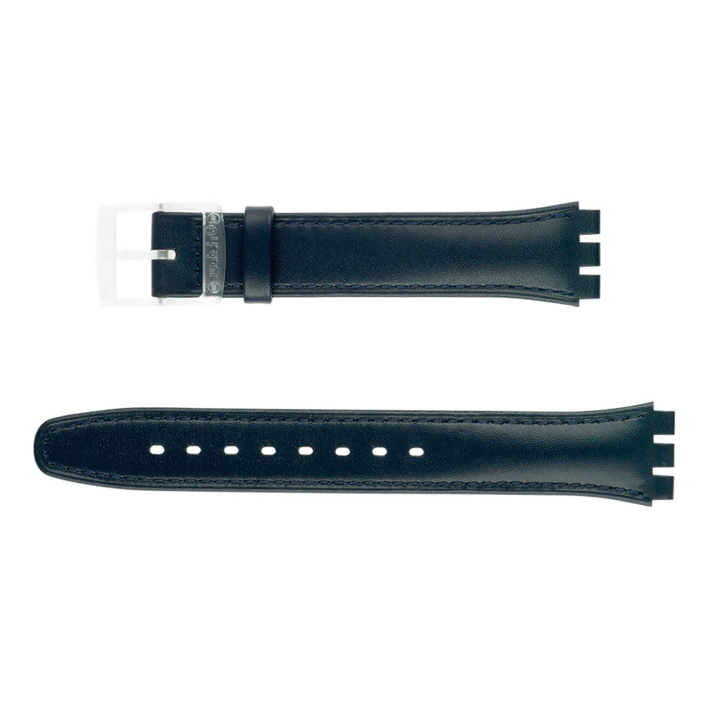 Swatch Ersatzband Gent DARK BLUE LEATHER XL Gent AG0006XL