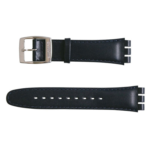 Swatch Ersatzband Chrono Dark Blue Leather AYCS004