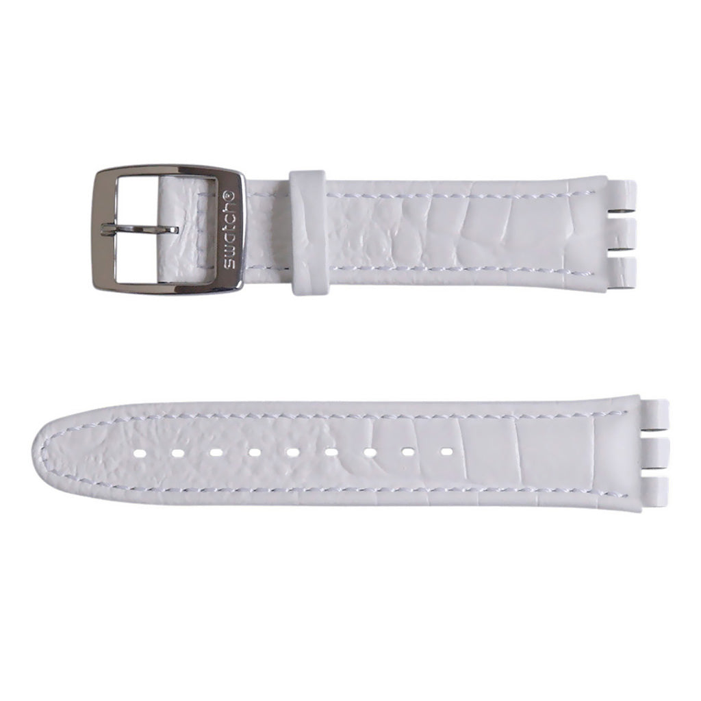 Swatch Ersatzband WHITE LEATHER AYCS001