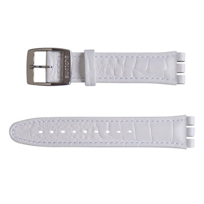 Swatch Ersatzband WHITE LEATHER AYCS001