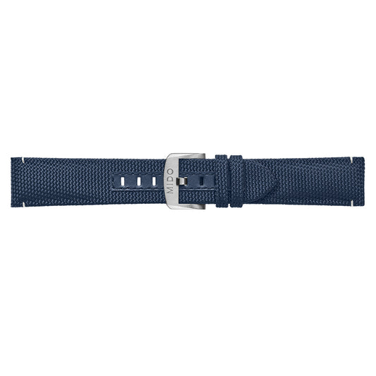 Mido Armband Ocean Star GMT Leather Blue M604017348