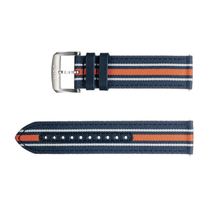Original Ersatzband der Mido Ocean Star Captain V Textile Blue M604018266 Ersatzarmband aus Textil