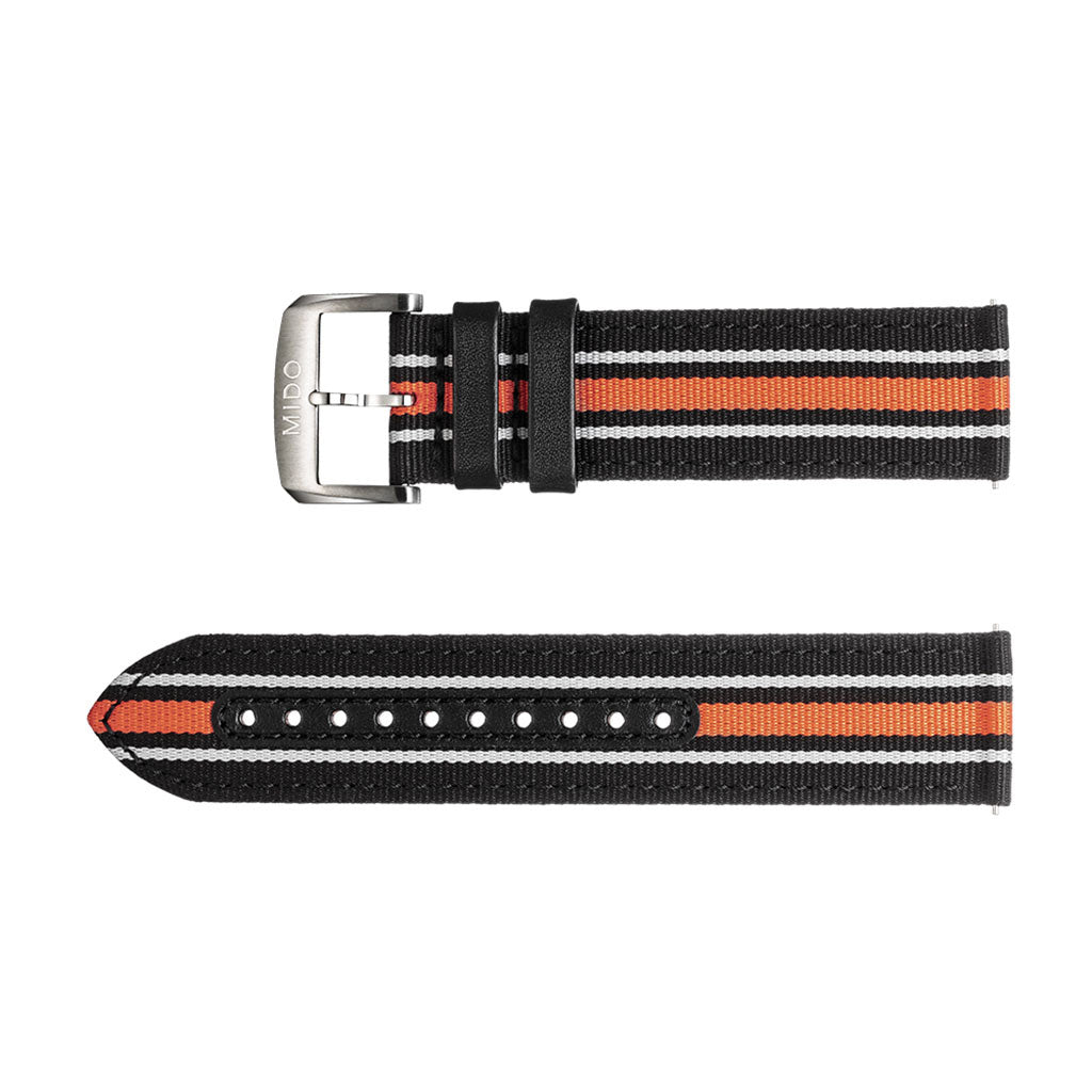 Ocean Star 200 Textile Black/Orange (Ersatzband)