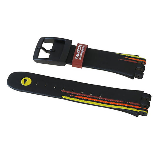 Swatch Ersatzband REDDISH BLACK ASUKR100