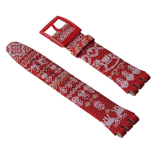 Swatch Ersatzband Red Knit ASUOZ172