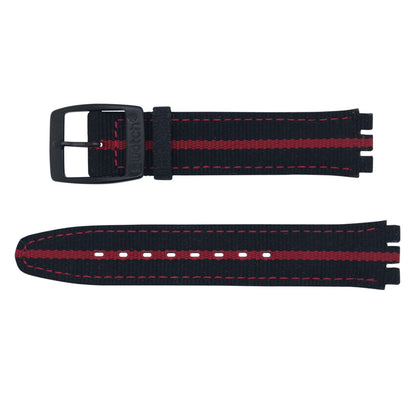 Swatch Ersatzband The Prince Of Red Stripe  AYGB7000