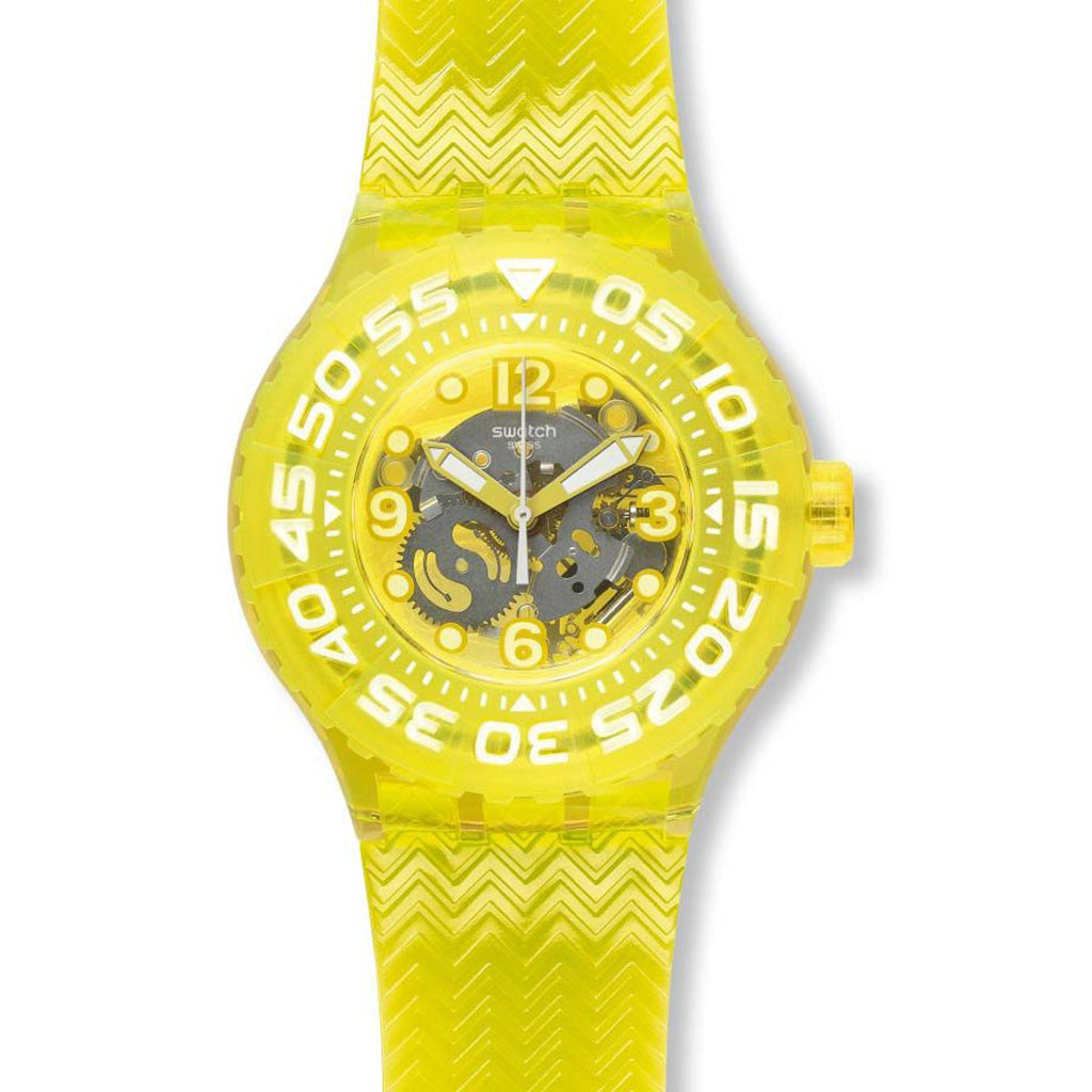 Swatch Scuba Libre Special Prime Line Munich /Lemon Profond SUUJ101D