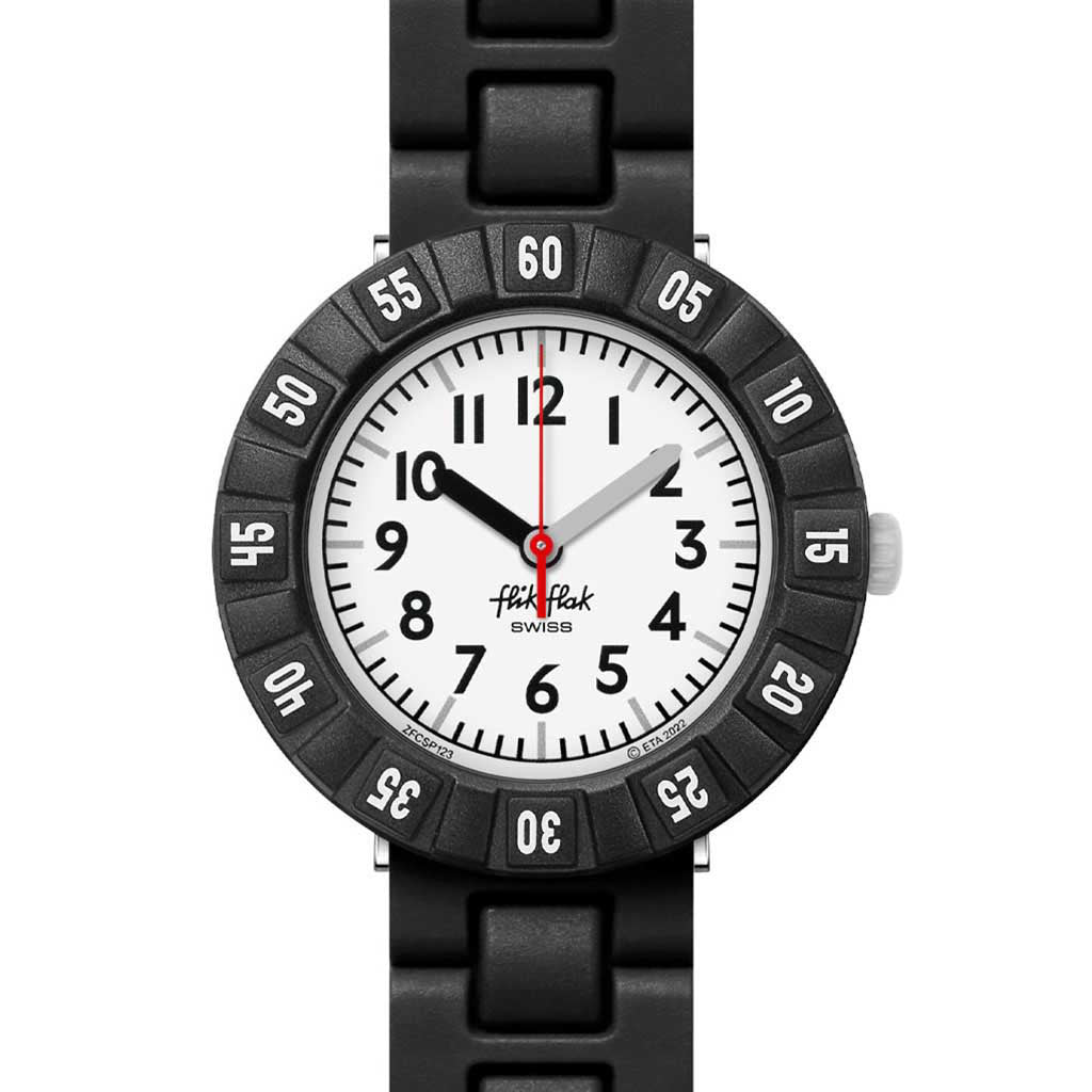 Flik Flak Kinderuhr Level Black FCSP123