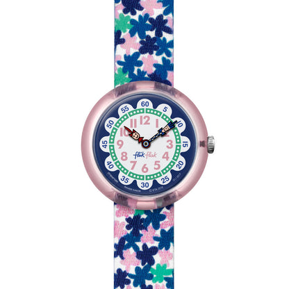 Flik Flak Kinderuhr London Flower FBNP080